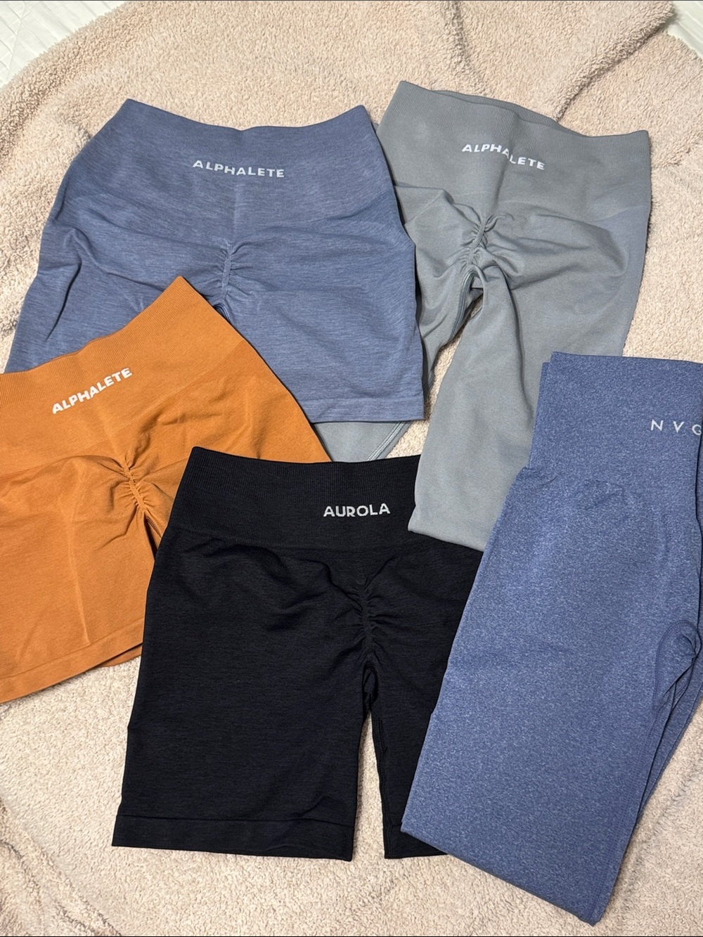 Athletic shorts / leggings bundle